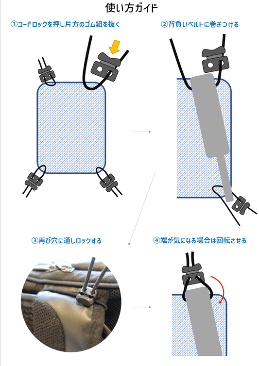 洗えるリュック背面メッシュパッド(送料込み) - 株式会社片岡商店